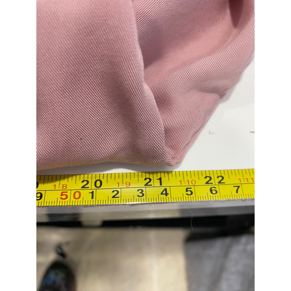 Soft Surroundings Blush Pink Tencel Asymmetrical Button Tunic Top‎ Women's M - Picture 8 of 13